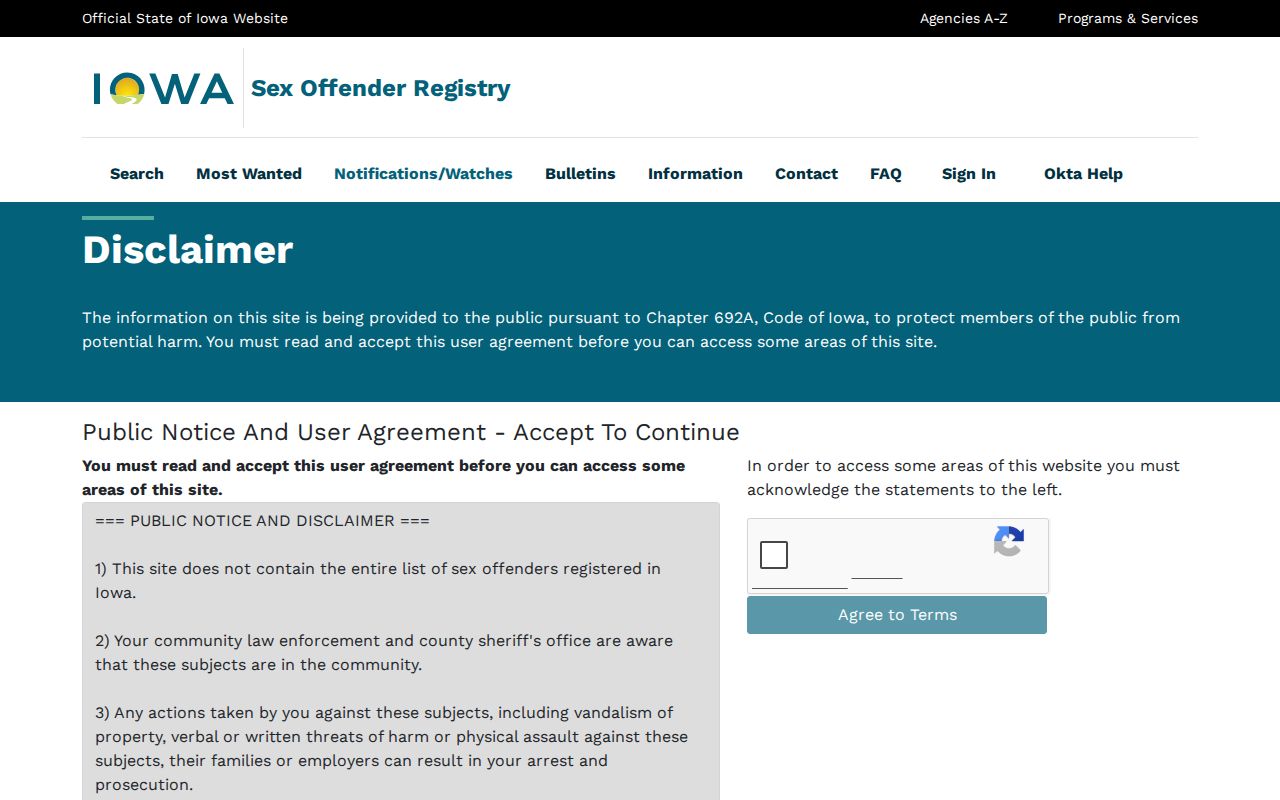 Davis County sex offender lookup advanced Iowa registry controls